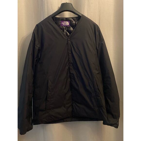 The North Face Purple Label Down Cardigan in black m large The North Face Purple Label Down Cardigan in black m large